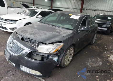 2011 Buick Regal Cxl Turbo Russelsheim из США, поврежденный, VIN W04G05GV2B1138014